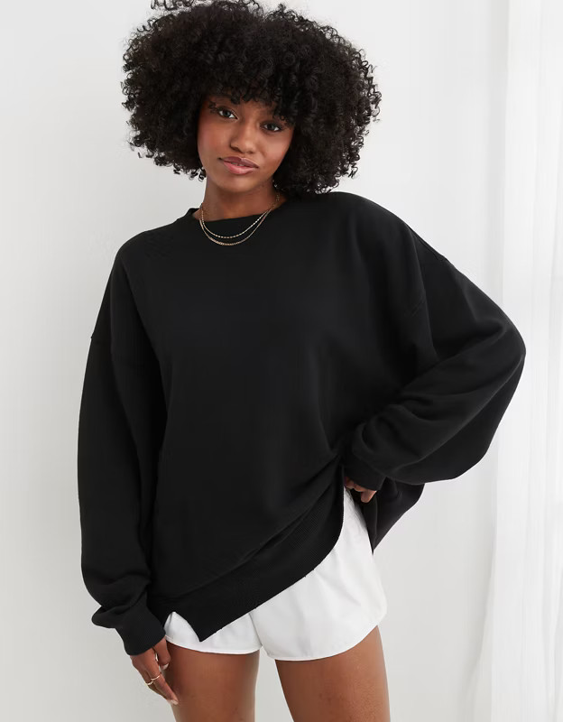 Aerie The Chill Crew Sweatshirt | Aerie