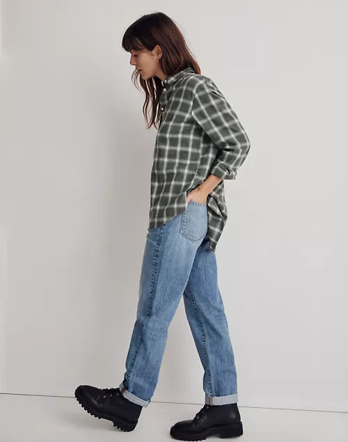 Oversized Ex-Boyfriend Shirt in Delford Plaid | Madewell