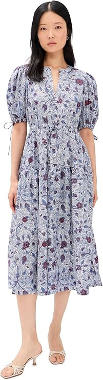 Ulla Johnson Women's Adriana Short Sleeve Cotton Dress | Amazon (US)