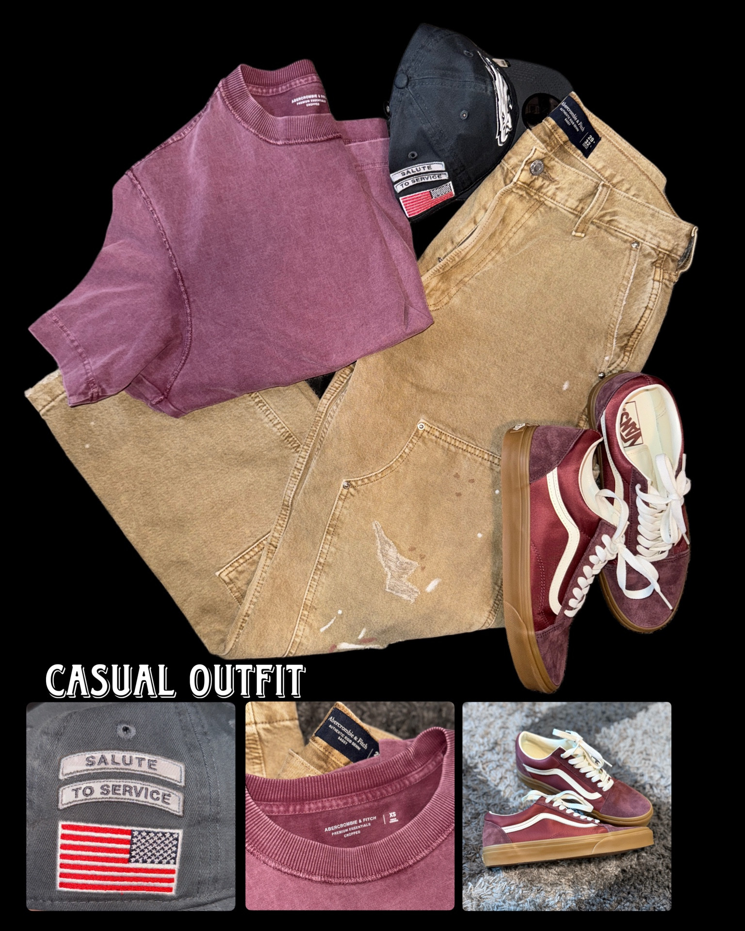 Nothing like baggy jeans, t-shirt, vans and a hat. The ultimate casual style. #abercrombie #mensstyle #casualoutfit #menscasualoutfit #casual #baggyjeans #mensfashion 

#LTKSaleAlert #LTKMens #LTKStyleTip