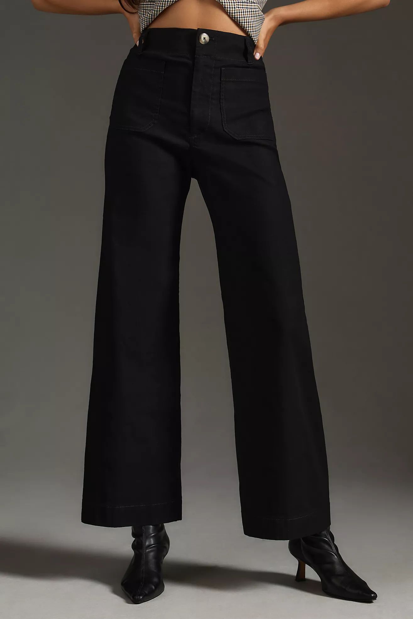 The Colette Full-Length Wide-Leg Pants by Maeve | Anthropologie (US)