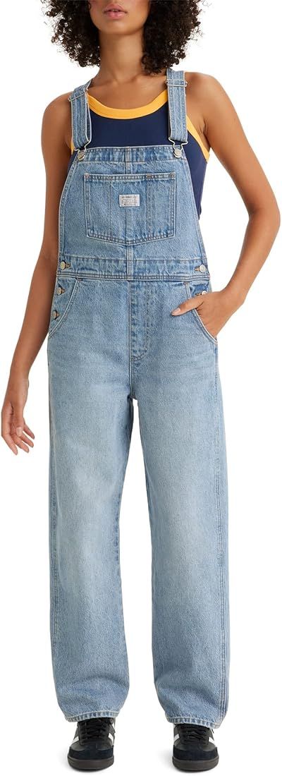 Levi's womens Premium Vintage Shortalls | Amazon (US)