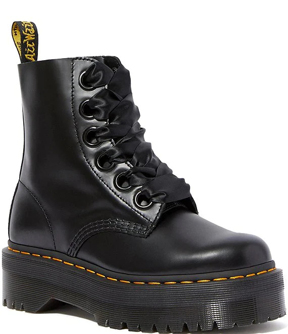 Dr. Martens Molly Platform Combat Boots | Dillard's | Dillard's