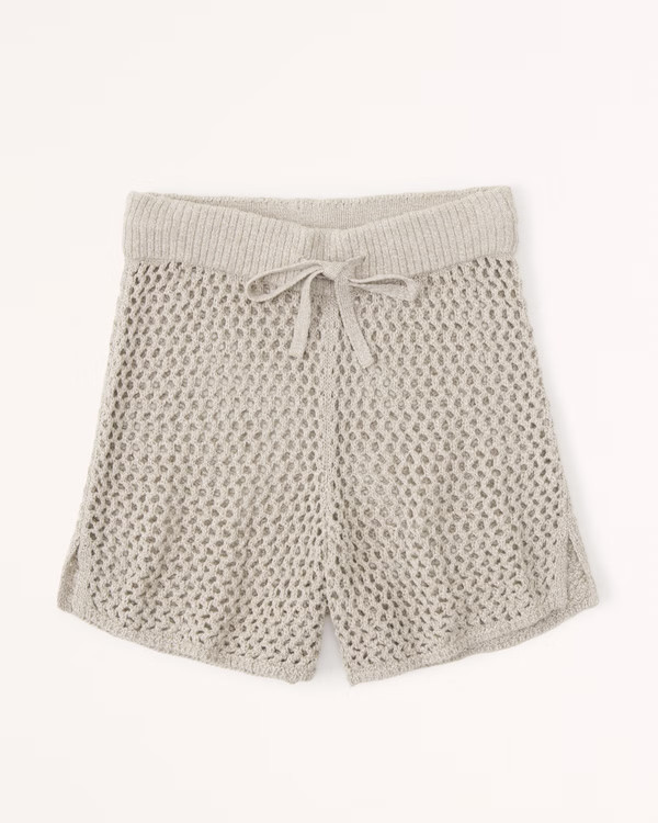 Crochet Short Coverup | Abercrombie & Fitch (US)