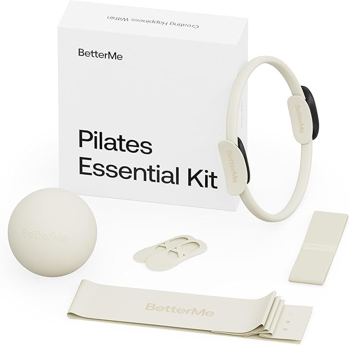 BetterMe Pilates Essential Kit – Pilates Ring, Long Resistance Bands, Pilates Loop Bands, Ball ... | Amazon (US)