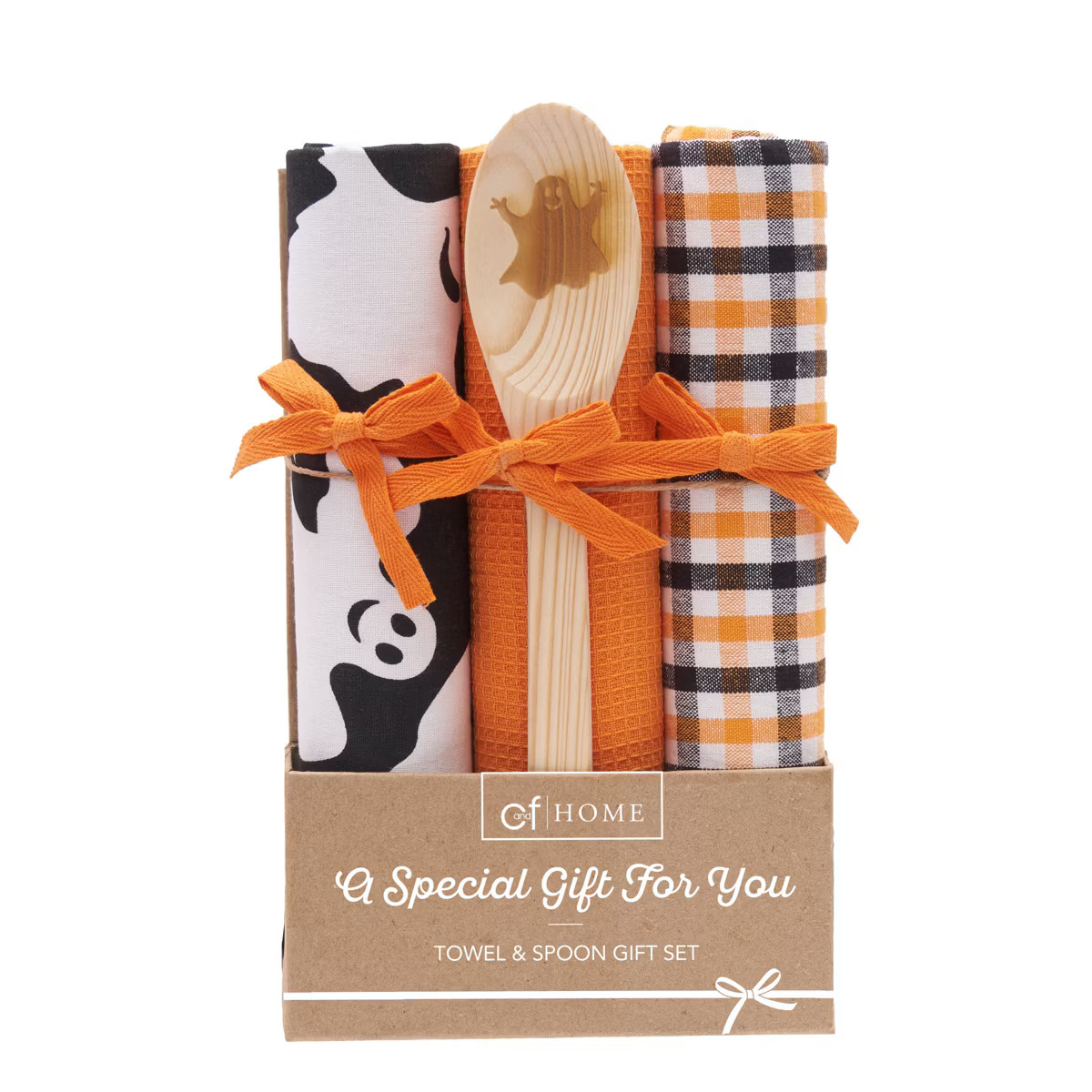 C&F Home Hey Boo Halloween Kitchen Dishtowels & Spoon Gift Bundle Set of 4 | Target