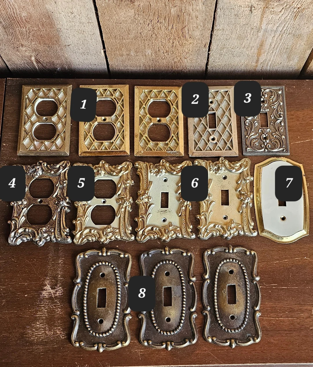 Vintage Switch Plates Vintage Wall Plates Retro Home Outlet - Etsy | Etsy (US)