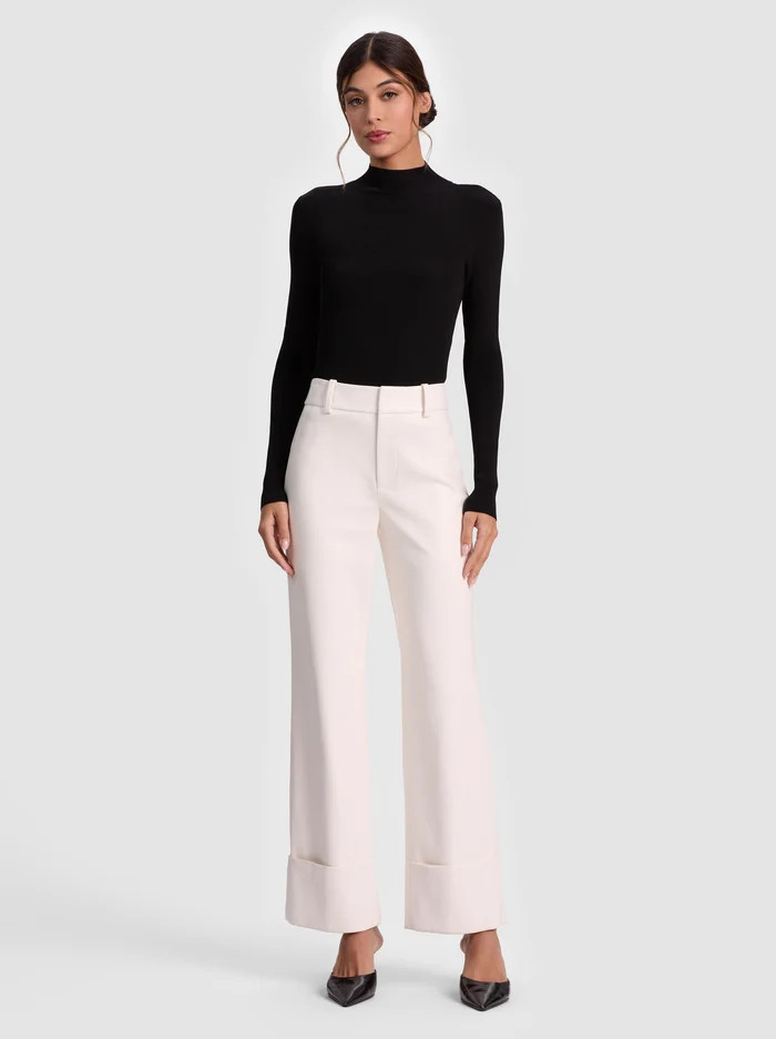 ALEXANDER VEGAN ANKLE PANT | Alice + Olivia