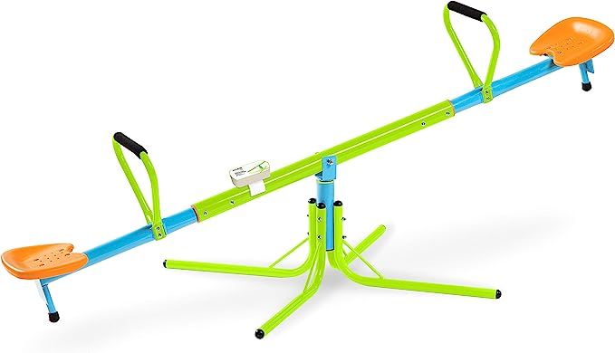 Pure Fun 360 Swivel Kids Seesaw with Phonetic Counter, Indoor or Outdoor, Ages 3 to 7 | Amazon (US)
