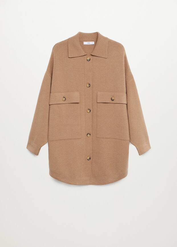 Button knit cardigan | MANGO (US)