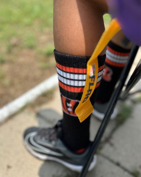 Accessories for the little guy. Cincinnati Bengals socks 🏈🏈 #socks #flagfootball #sports #nflplay #football #momlife #Sportsmom

#LTKkids