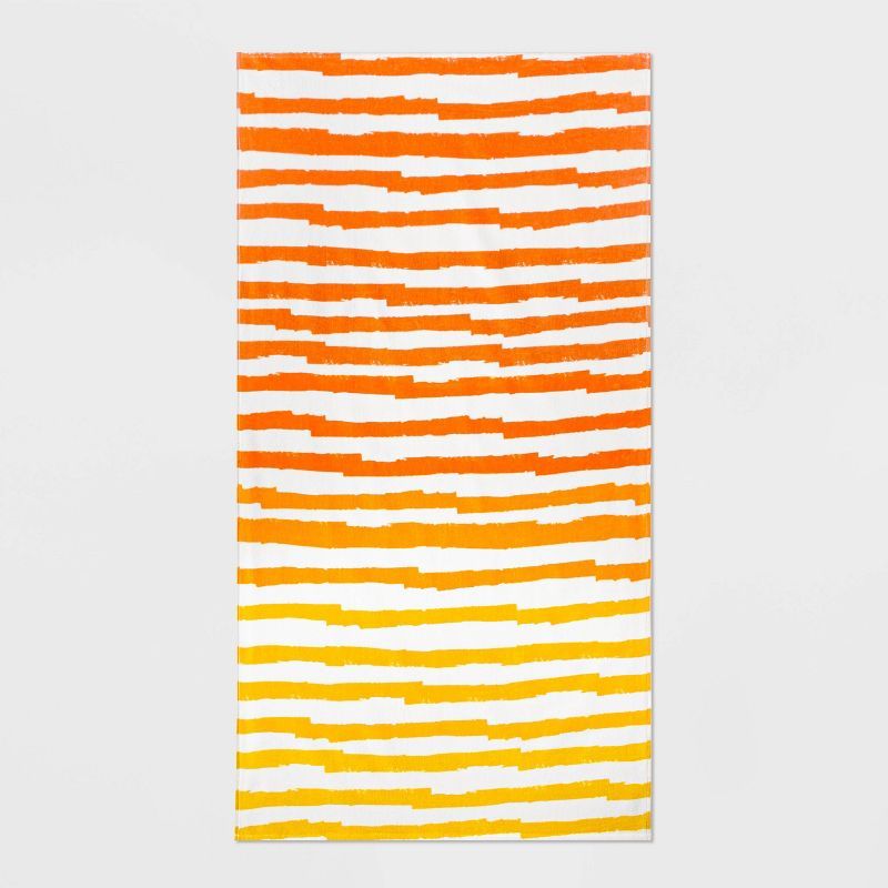 Warm Striped Beach Towel - Sun Squad&#8482; | Target