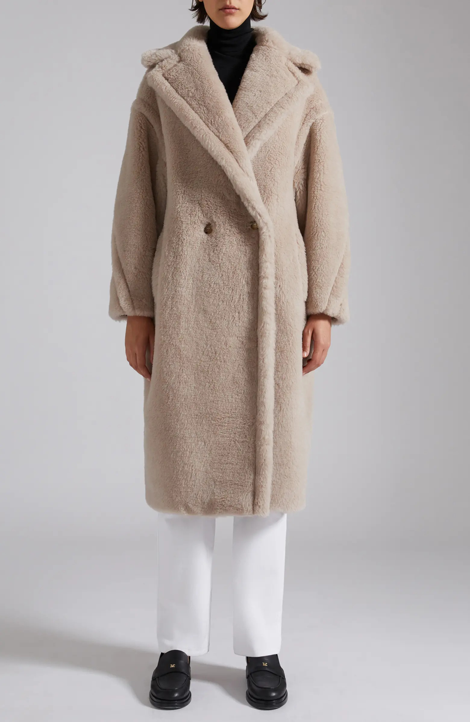 Tedgirl Oversize Double Breasted Alpaca Blend Coat | Nordstrom