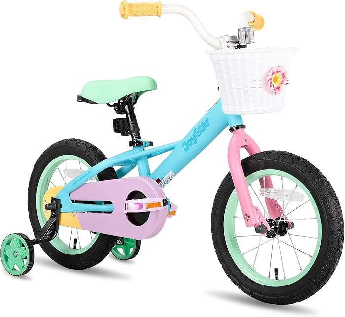 JOYSTAR 12 14 16 Inch Kids Bike for 2-7 Years Girls 33-53 Inch Tall, Toddler Girls Bike with Trai... | Amazon (US)