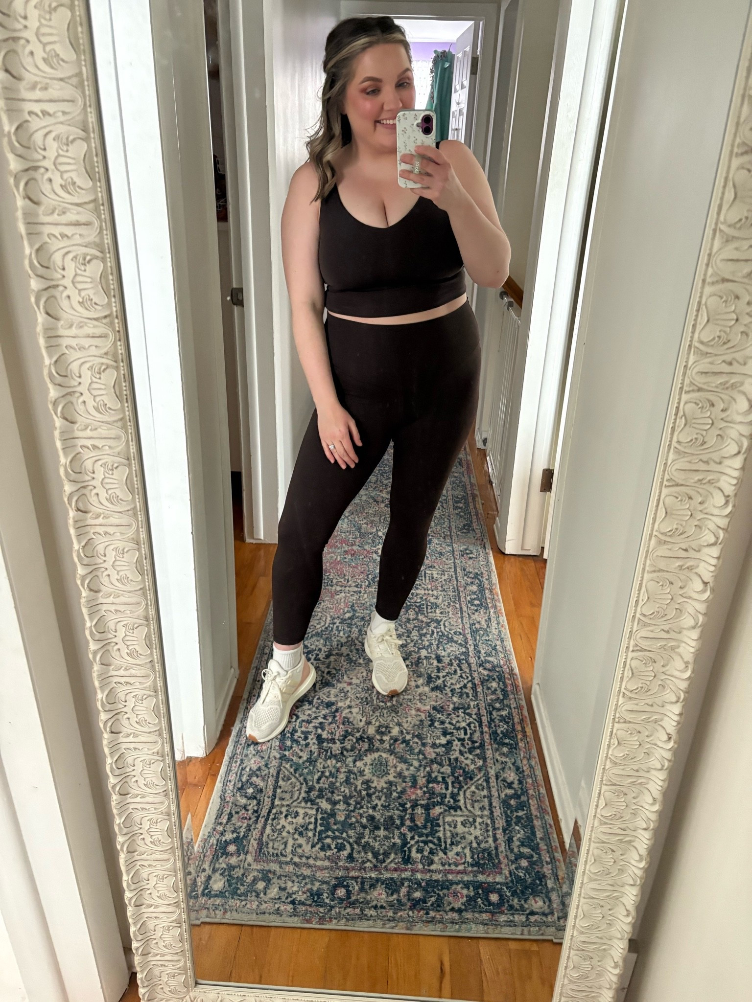 Something about matching set that makes me feel just a little more motivated. 

Bra - XL 
Leggings. L

#LTKfitnessgoals #LTKmorningroutine #LTKActive
