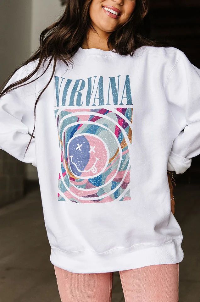 Nirvana Graphic Pullover | Mindy Mae's Market