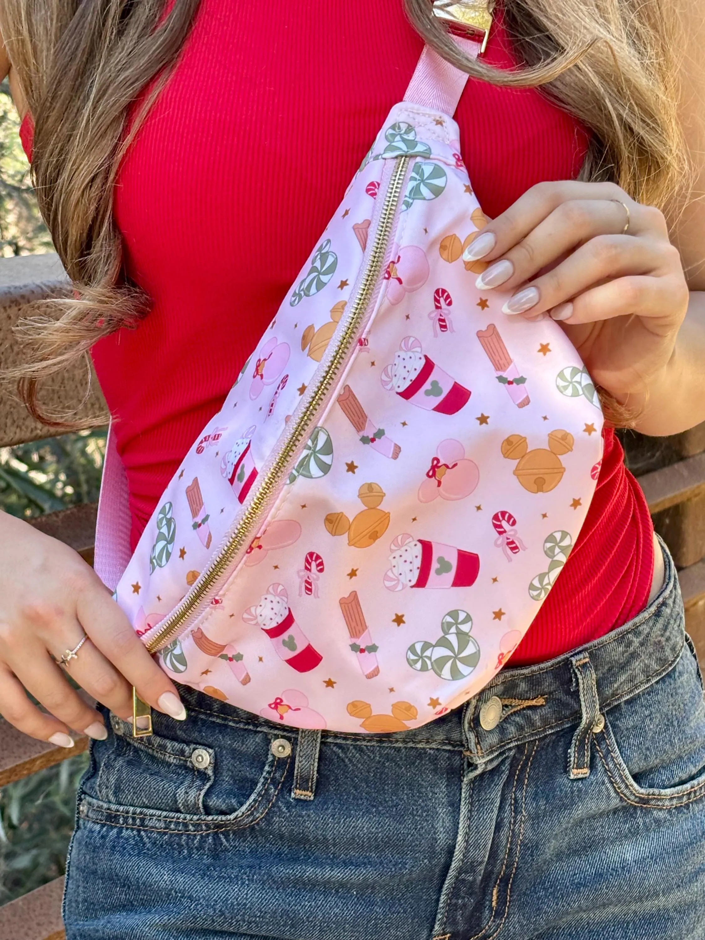 Holiday Treats Large Belt Bag | Disney Fanny Pack | Magical Snacks Bag | Christmas Theme Park Belt Bag | Etsy (Global)