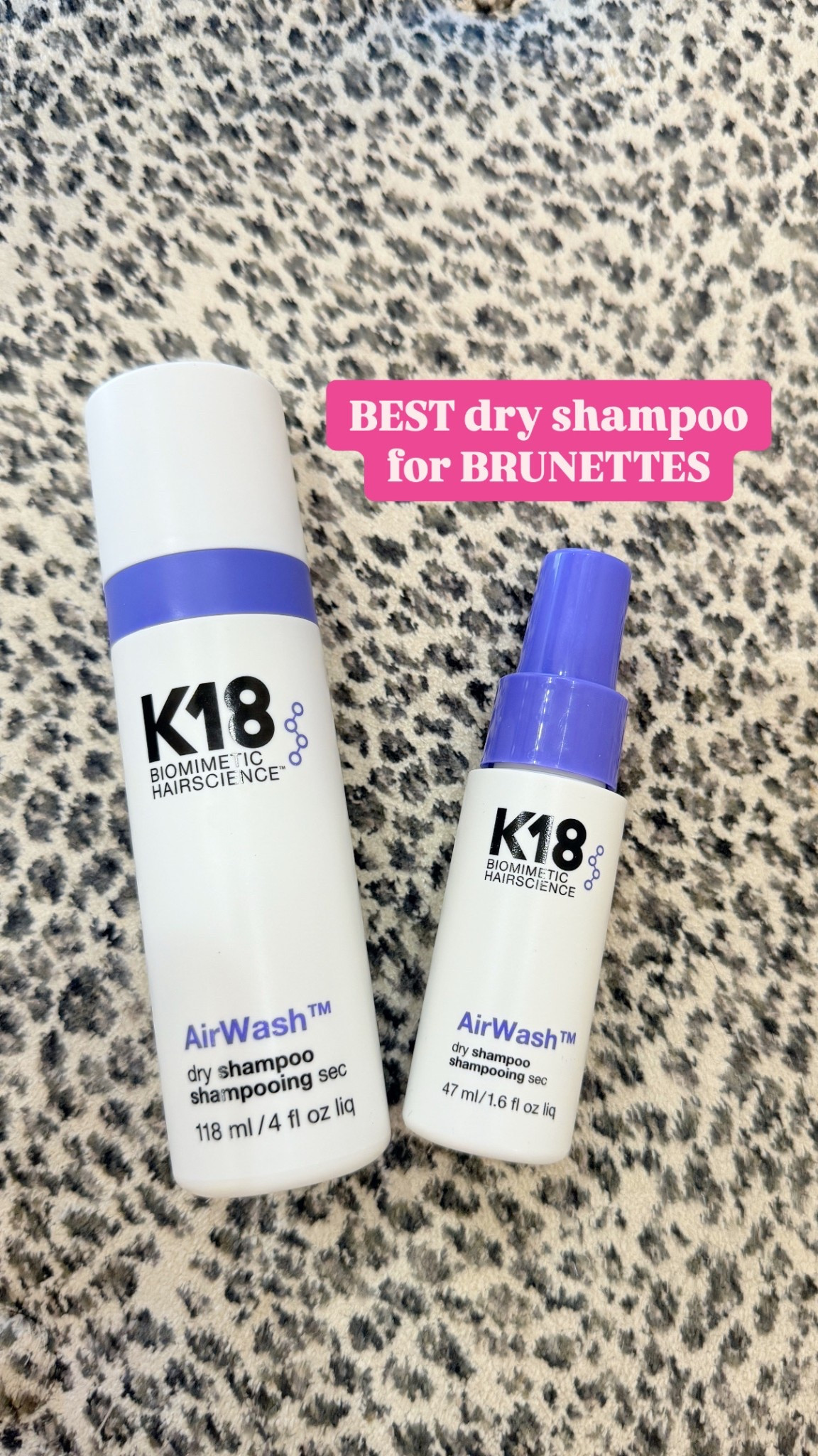 BEST dry shampoo for BRUNETTES. Goes on WET, dries in 30 seconds, and doesn’t leave white residue!!!! 💗I randomly stumbled upon this dry shampoo in Sephora after I had a massage and the lady put a ton of oil in my hair 😂. I was sooooo desperate to make my hair look less greasy and I ended up trying this and falling in love! It’s truly the best dry shampoo I’ve ever tried! 

#LTKBeauty #LTKStyleTip #LTKFindsUnder50