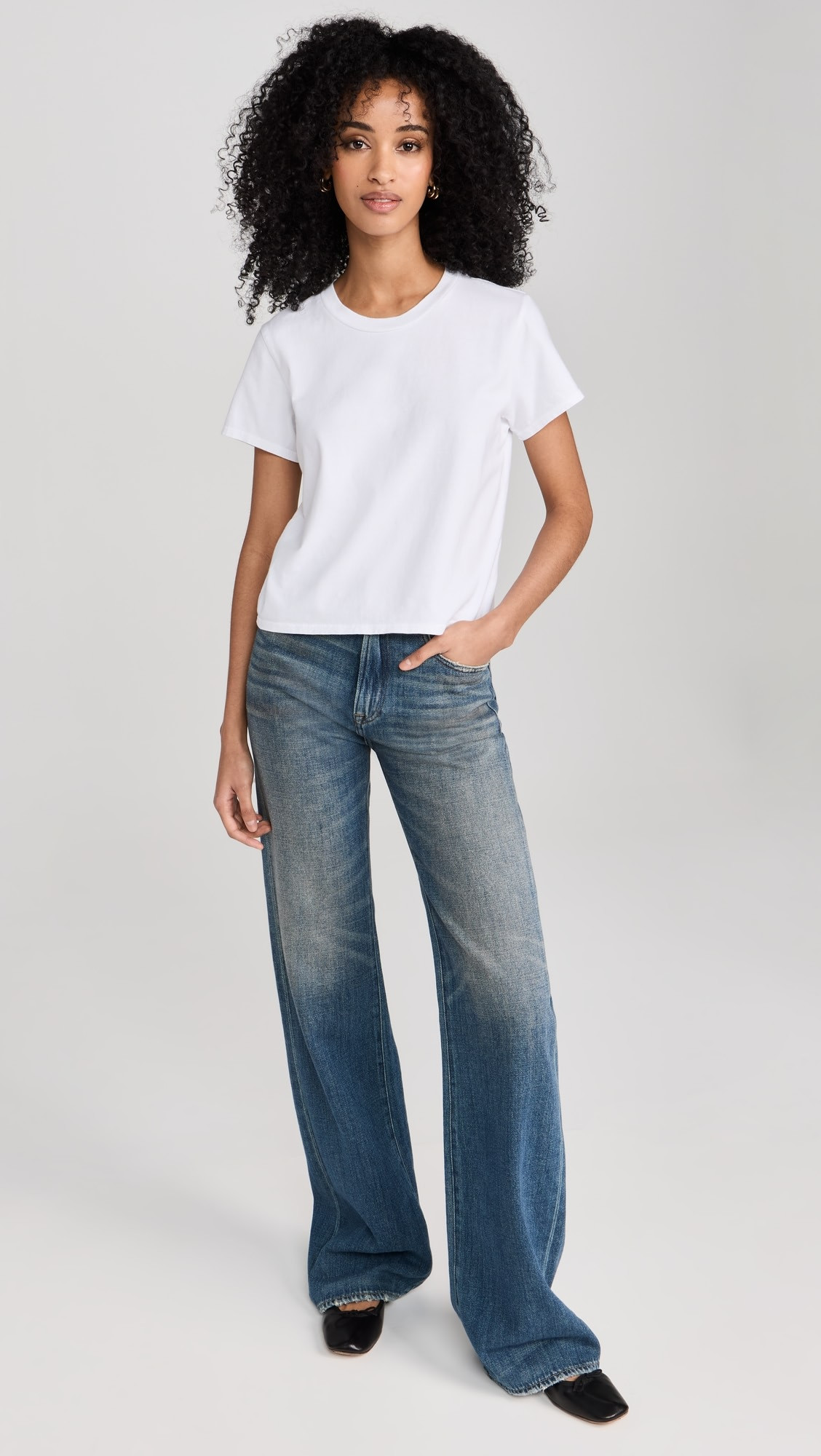perfectwhitetee Springsteen Supima Cotton Baby Tee | Shopbop | Shopbop