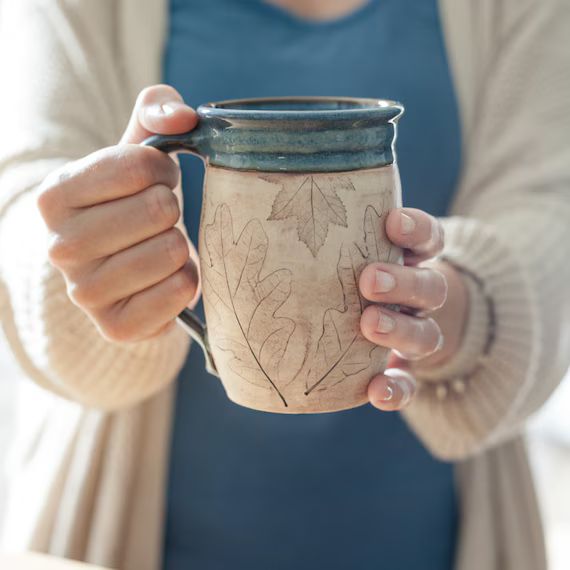 Coffee Lover Pottery Mug  Handmade Mug  Gift for Her/him - Etsy | Etsy (US)