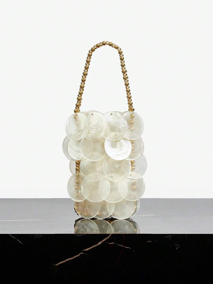 SHEIN SXY Ladies, Women Top Handle Bags, Fashionable, Elegant, Simple, Personalized, Versatile, S... | SHEIN