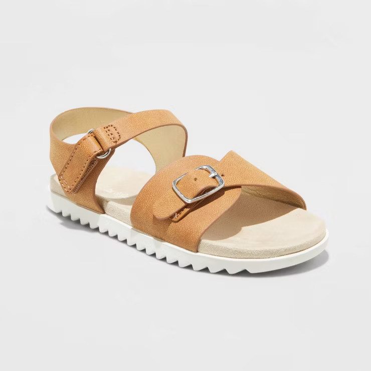 Toddler Girls' Shaelyn Footbed Sandals - Cat & Jack™ | Target