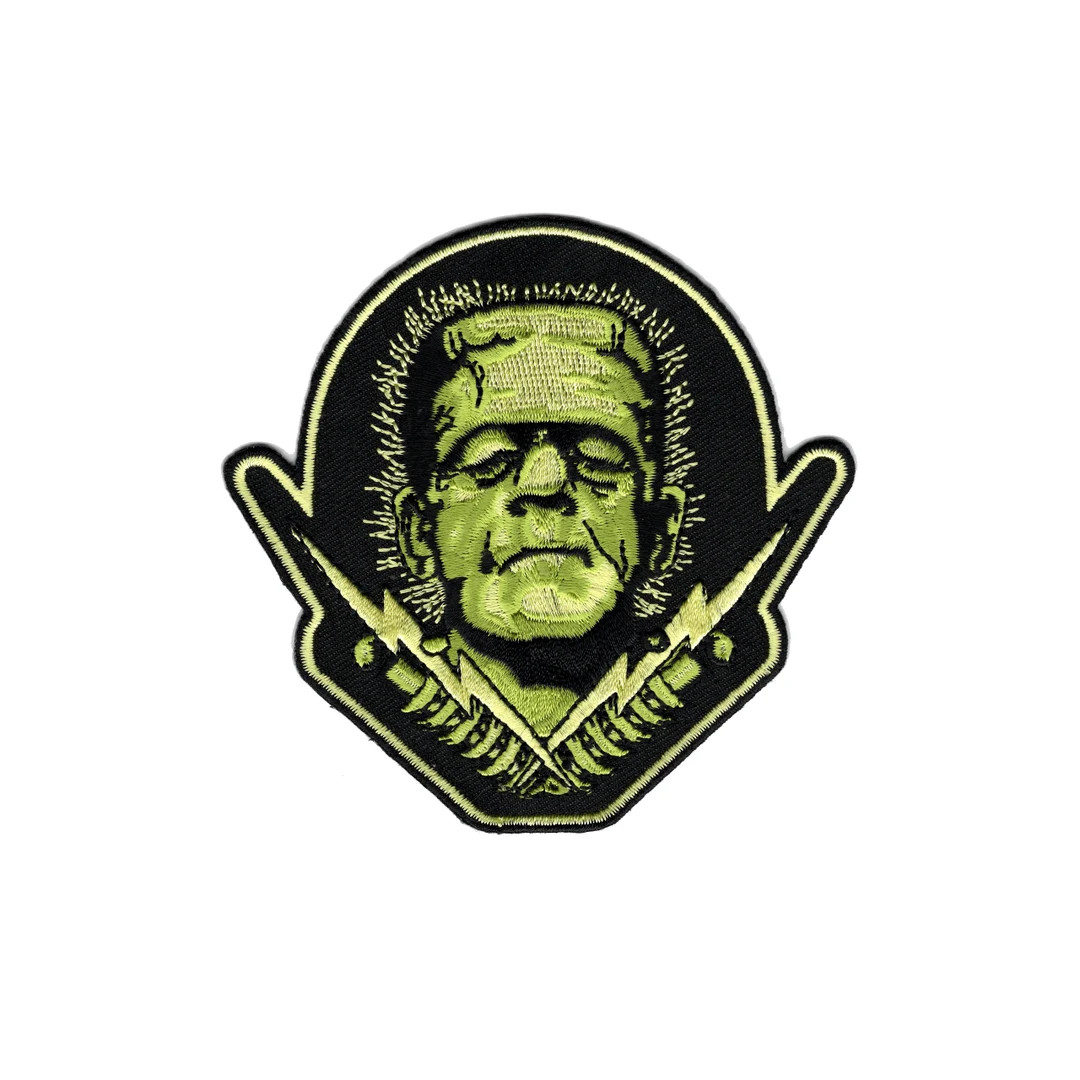 Electric Frankenstein Embroidered Patch - Etsy | Etsy (US)