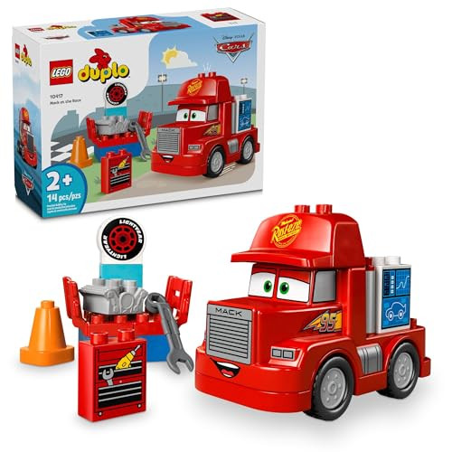 LEGO Disney Pixar Mack at The Race Cars Toy - Pixar Cars Gifts for Christmas for Toddlers, Presch... | Amazon (US)