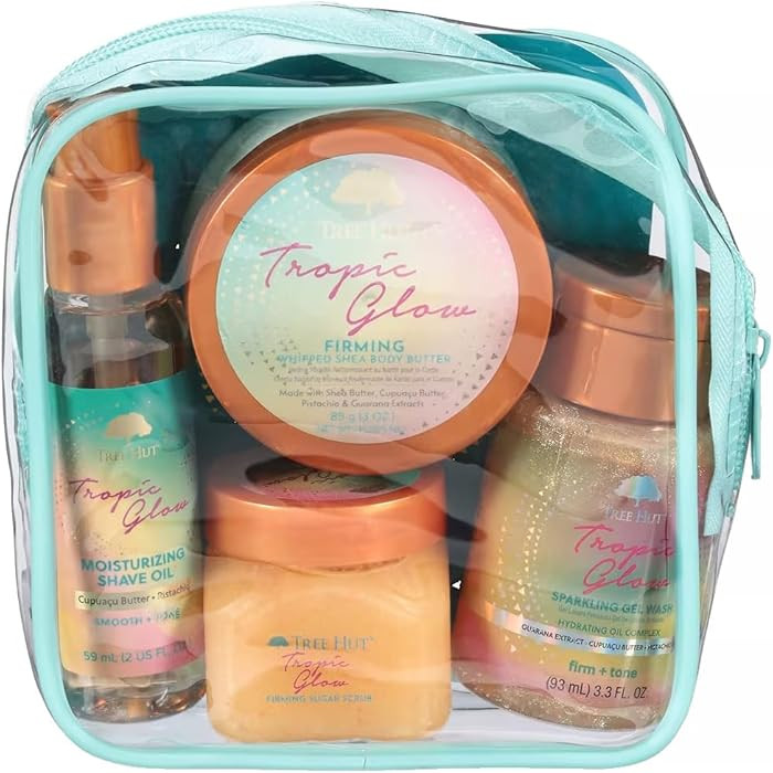Tree Hut Tropic Glow Everything Shower Gift Set for Women, Exfoliating Body Scrub, Body Wash, Sha... | Amazon (US)
