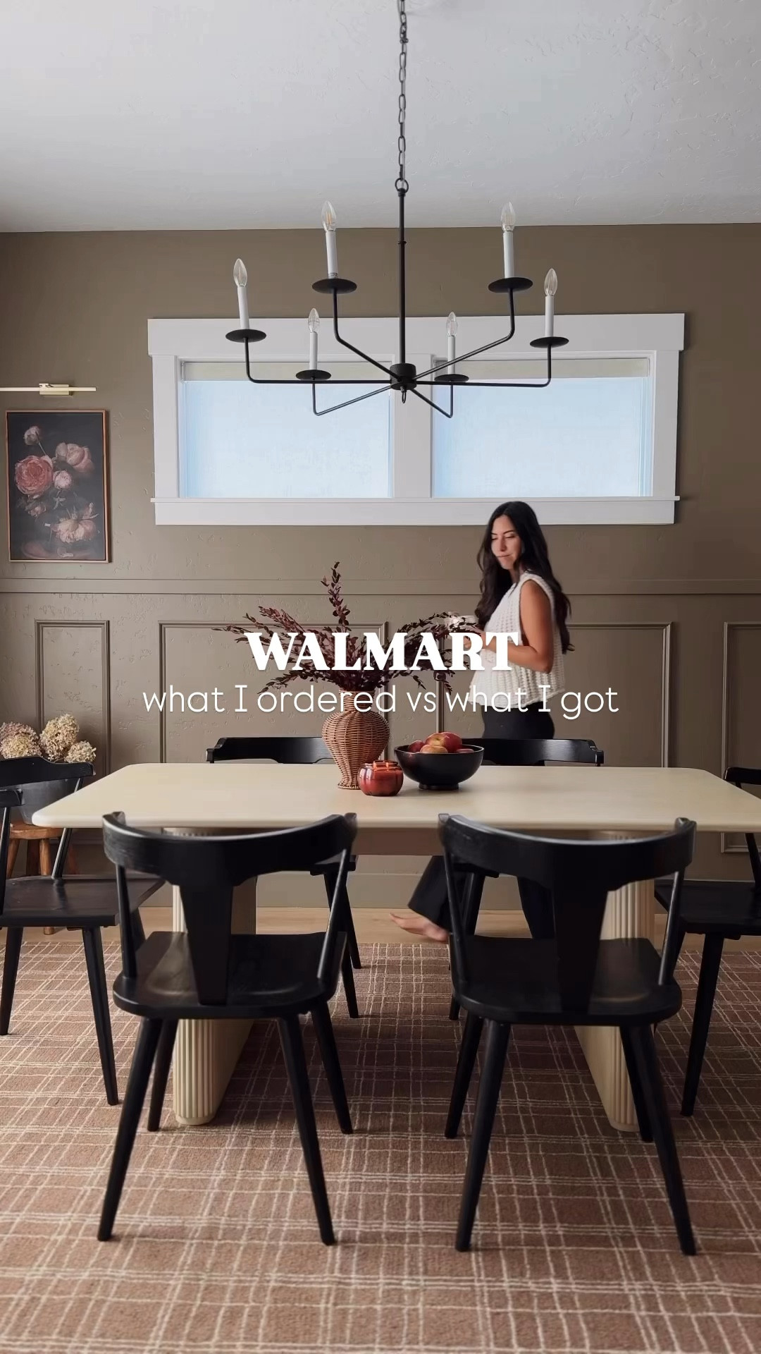 What I ordered vs what I got from Walmart! Loving every piece of Walmart furniture! It’s such a high end look at an affordable price! 
Walmart home

#LTKSeasonal #LTKHome #LTKSaleAlert