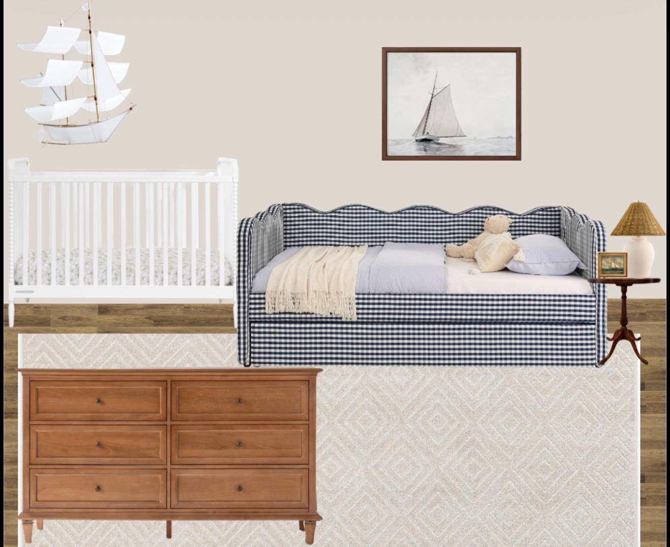 A coastal gender neutral nursery fit for grandparent’s house!

#LTKmomlife #LTKHome
