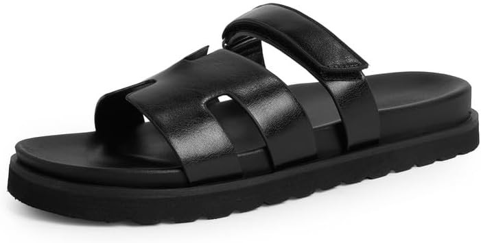 Modatope Womens Flat Sandals for Women H Sandals Womens Slide Sandals | Amazon (US)