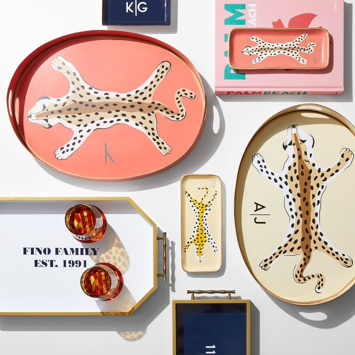 Dana Gibson Leopard Tray | Mark and Graham
