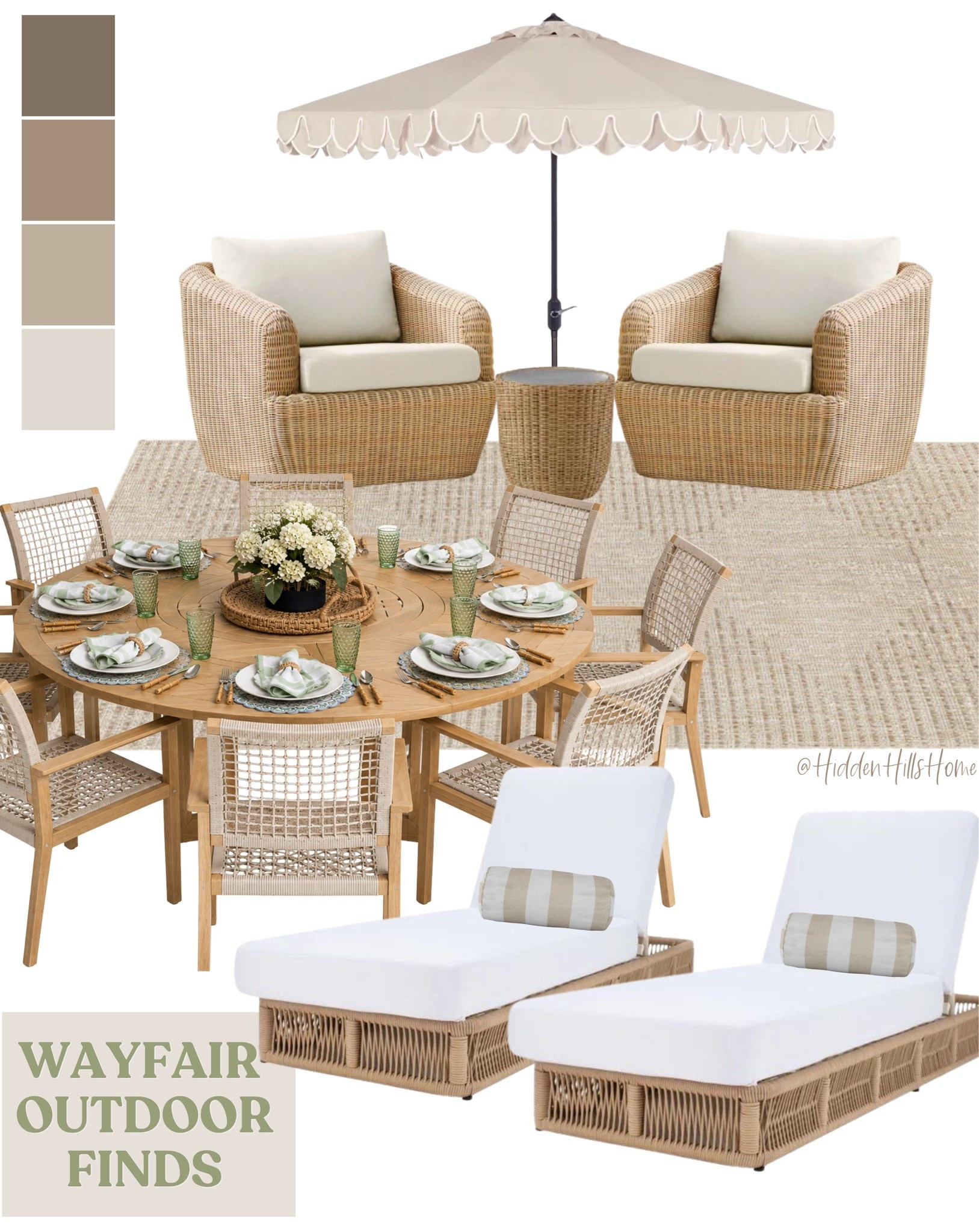 #ad @Wayfair has some of my all time favorite outdoor furniture and decor finds! ☀️From outdoor dining to the trendiest outdoor seating sets, Wayfair has it all! This has quickly become one of our favorite hang out spots!

#WayfairPartner #wayfair #outdoor #wishyouwerehere
