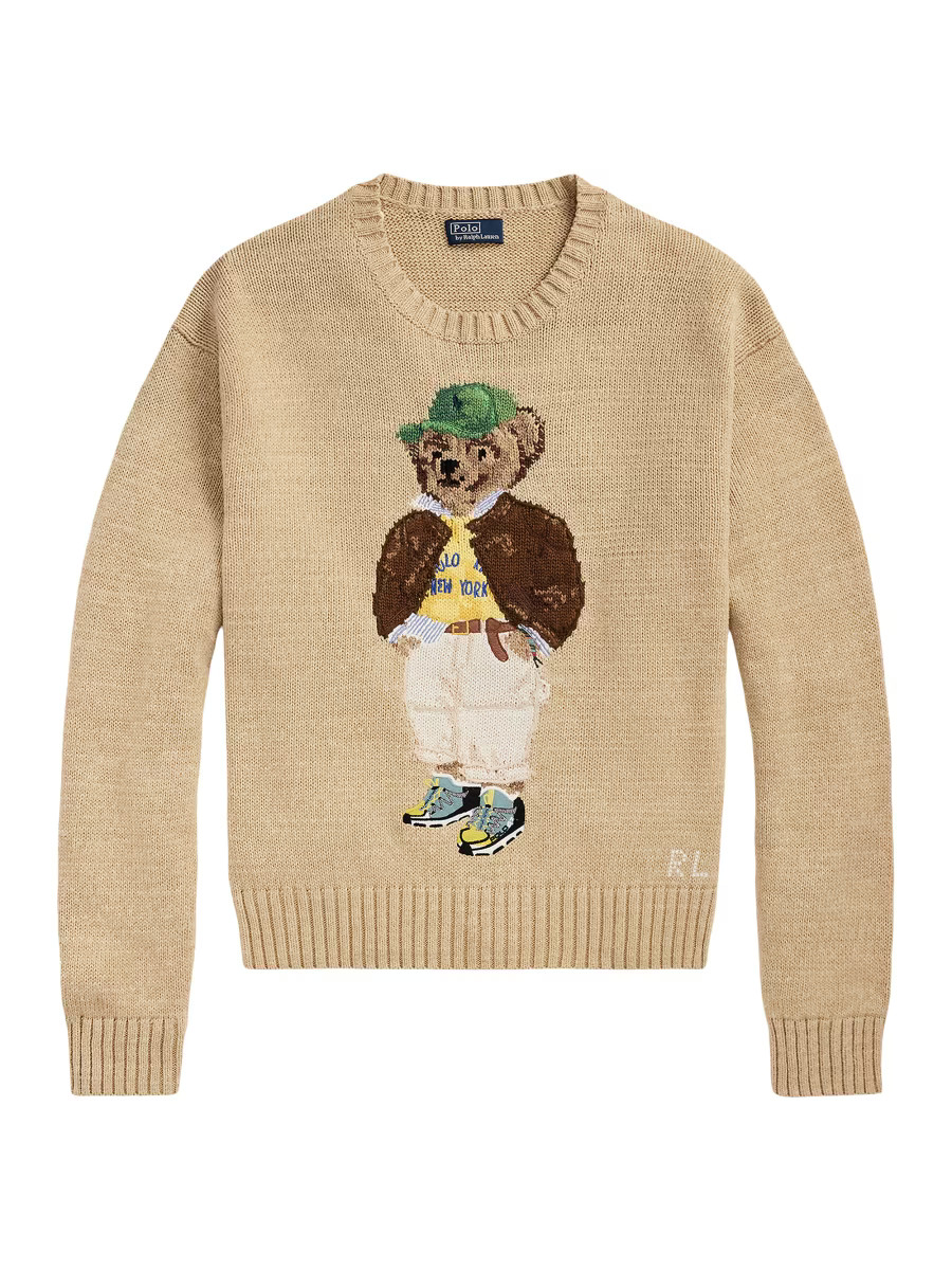 Polo Ralph Lauren Polo Bear Knit Crewneck Sweater | Saks Fifth Avenue | Saks Fifth Avenue