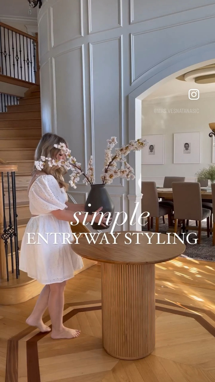 Simple entryway styling using a rule of 3 to style a round table!


This dress is one of my newest purchases and I love it so much! The details are so pretty! It would be great for Easter, country concert with some cowboy boots, or festival with sandals or a beach vacation! 


Entryway, round pedestal table, entryway table, spring refresh, spring decor, Easter dress, vacation outfit, wedding guest dress, white dress, vacation outfit, festival, country concert dress, Nashville outfits, Easter decor, bunny, spring refresh, spring, Spring dress, Nashville outfit, round table, books, decorative bowl, foyer, amazon home, mcgee & co, pottery barn, 

#LTKstyletip #LTKhome #LTKSeasonal
