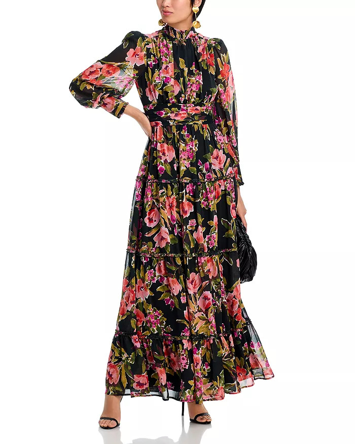 AQUA Romantic Floral Maxi Dress - Exclusive Back to results -  Women - Bloomingdale's | Bloomingdale's (US)