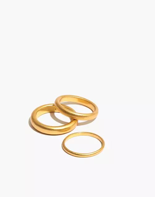 Chunky Stacking Ring Set | Madewell