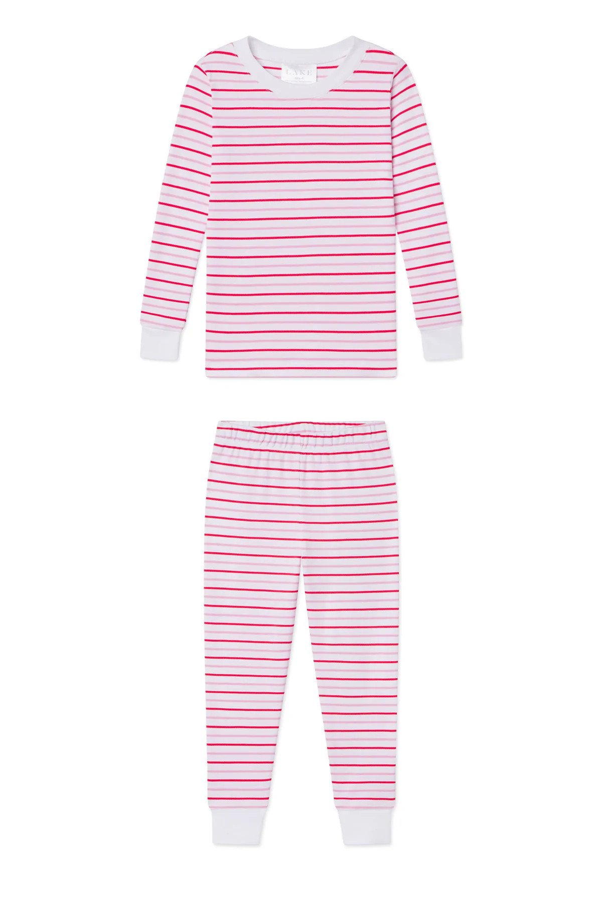 Kids Long-Long Set in Candy | LAKE Pajamas