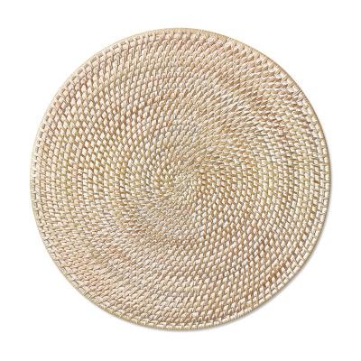 White Woven Hapao Round Placemat | Williams-Sonoma