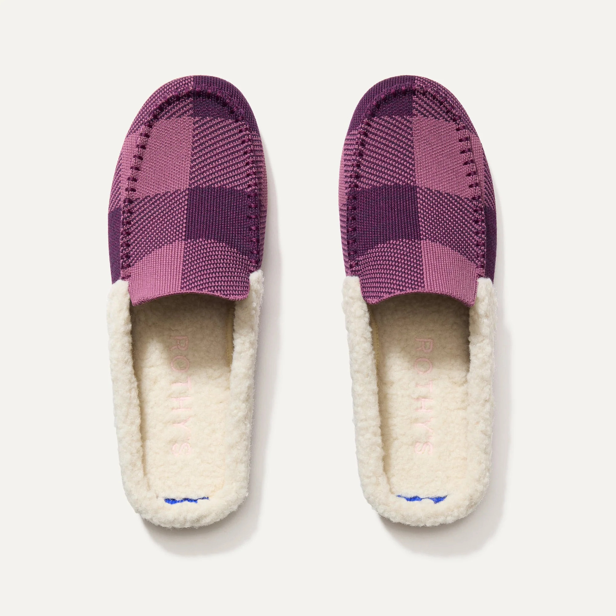 The Scuff Slipper in Mauve Buffalo Check | Rothy's | Rothy's