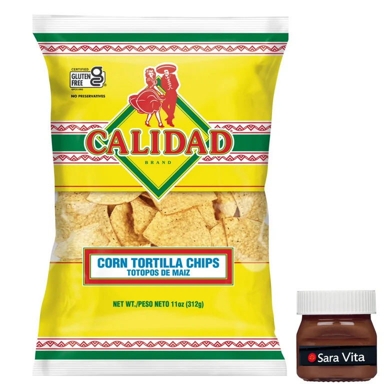 Calidad Yellow Corn Tortilla Chips, 11 Ounce Bag | Walmart (US)