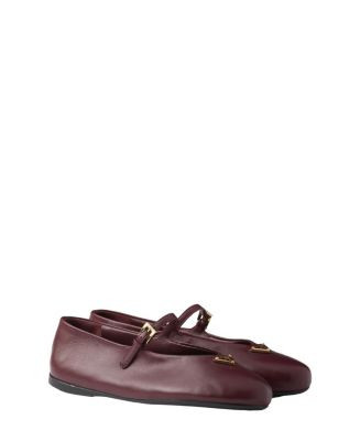 Prada Women's Nappa Leather Ballerinas  | Bloomingdale's Prada Women's Shoes | Bloomingdale's (US)