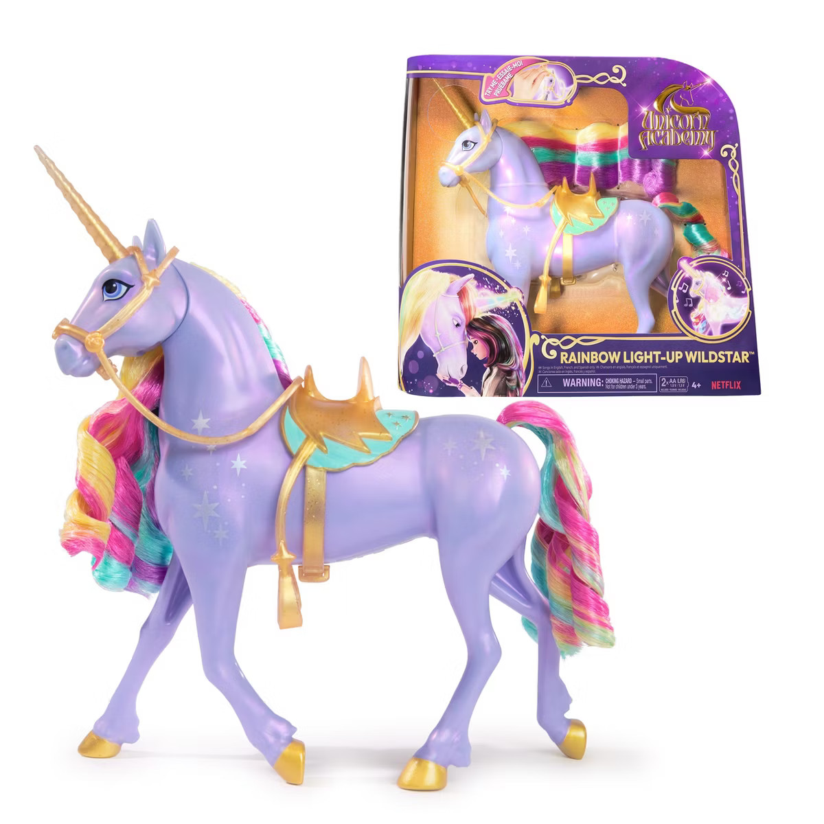 Unicorn Academy, Rainbow Light-up Wildstar | Target