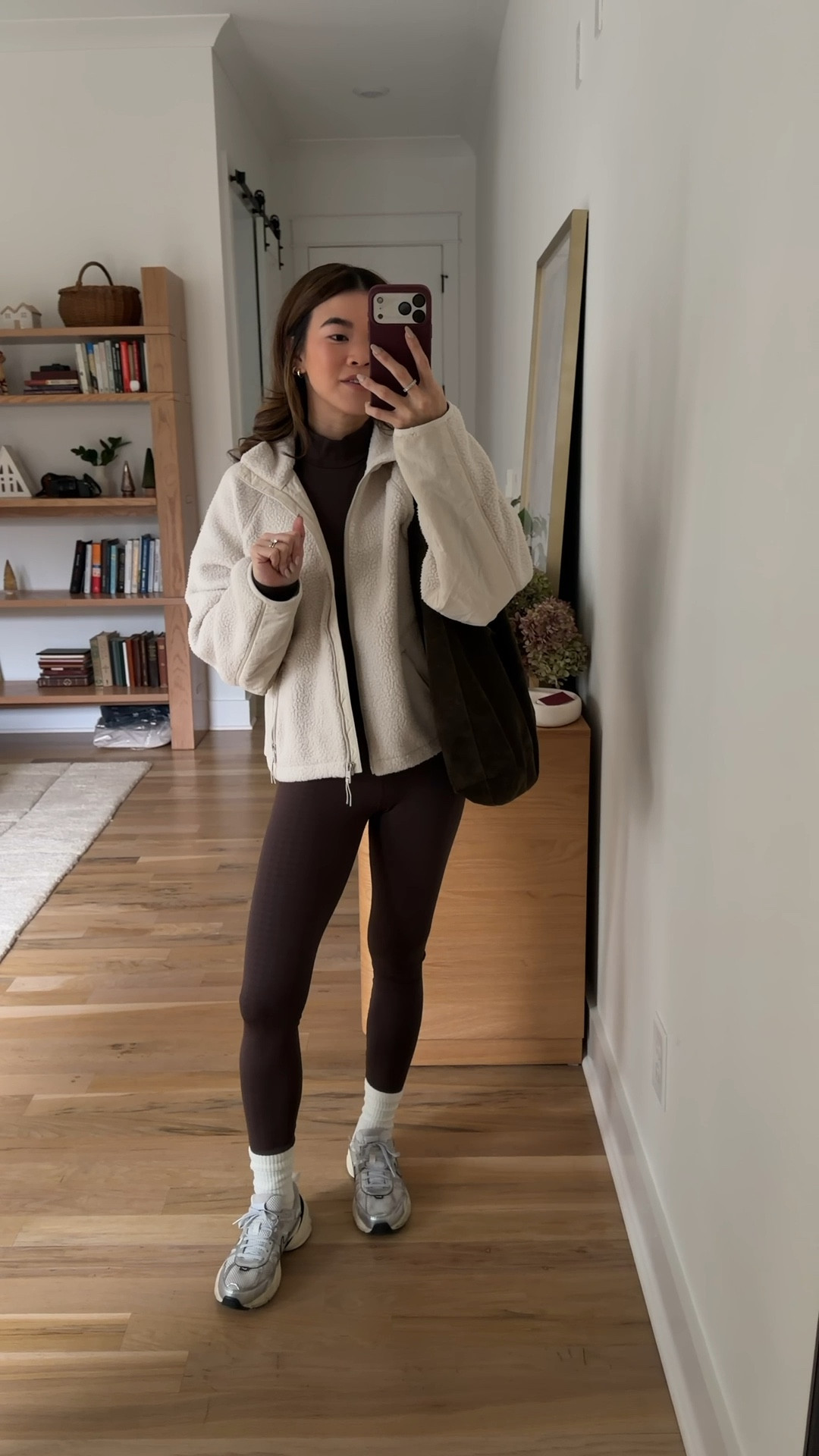 Outfit of the day for brunch in Nashville and a walk! 

Top XS, bottoms XS, jacket small, shoes I sized up half a size. 

Activewear, matching set, activewear set 

#LTKootd #LTKPetite #LTKActive