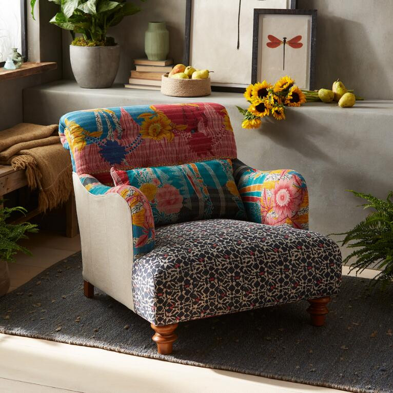 Krishiva Sari Club Chair | Sundance Catalog