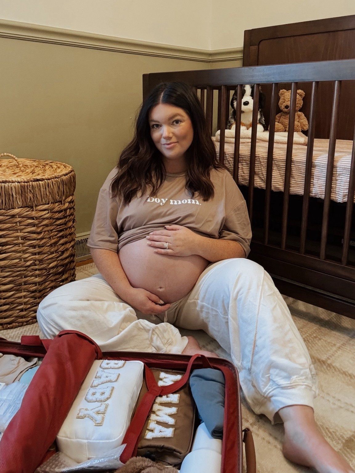 37 weeks pregnant 🫶🏻 time to pack my hospital bag! 

I’ll wait to throw in a few last minute things like phone chargers, my makeup bag, etc., but for the most part we’re ready! I’m also going to be bringing a nursing pillow and my pump for breastfeeding and we’re going to bring our own towels, pillows and blankets. I’d rather overpack than wish I had something!
mamas, let me know what you were so glad you brought with you to the hospital 💙

I’ll also link what I can in my @shop.ltk - you can click the link in my bio for details!!

#37weeks #hospitalbag #hospitalbagessentials #newmom #mamatobe #nesting #postpartum 

#LTKFamily #LTKBaby #LTKItBag