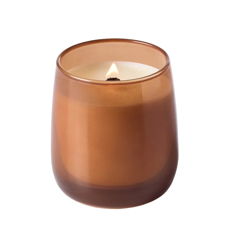 Better Homes & Gardens Intense Pumpkin Snickerdoodle Swirl Scented Wooden 1-Wick Glass Jar Candle... | Walmart (US)