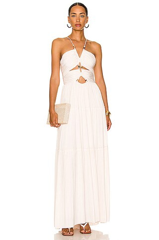 A.L.C. Kai Dress in Ivory | FWRD 