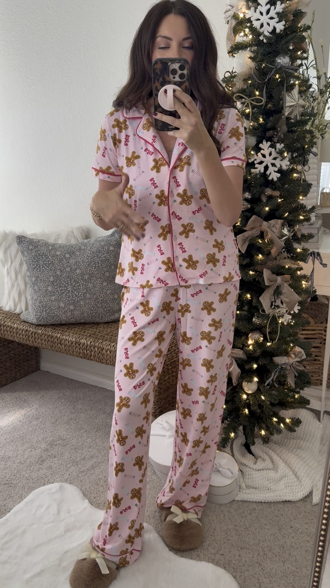 RESTOCKED & on sale for $12!!! These darling PJ sets and other prints have restocked and they marked them down to $12!! I have washed and dried mine multiple times. They are extremely soft. I prefer the fit of the medium and would suggest going up if you’re between sizes.! 

#LTKSaleAlert #LTKHoliday #LTKGiftGuide